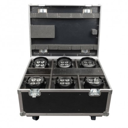 Showtec D7300 Charger Case for 6 x EventSpot 1600 Q4